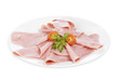 Slices of tasty ham