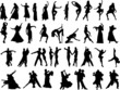 Vector: dancing people dancing people
