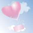 vector valentine background with heart