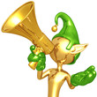 Elf With Megaphone