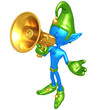 Elf With Megaphone