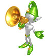Elf With Megaphone