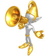 Elf With Megaphone