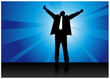 Businessman compo vector blue Businessman compo vector blue