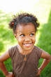 Cute African kid smiling