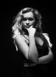Young woman in black dress Young woman in black dress