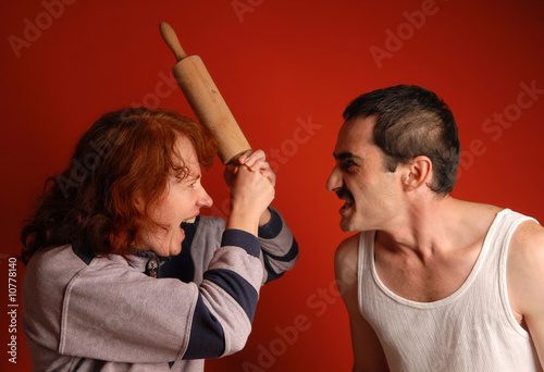 Photo: couple in wrangle couple in wrangle