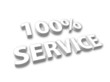 "100% Service" in 3D