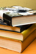libros apilados
