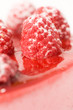 raspberry on cake