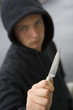 Photo: Teenage Boy Branding Knife Teenage Boy Branding Knife