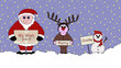 "We Miss You a Merry Christmas" Cartoon