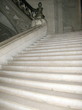 Escalier monumental  de pierre blanche