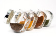 Spices in glass