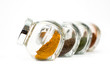 Spices in glass