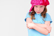 Young girl with attitude