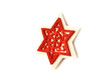 Nice red star as Christmas decoration element
