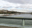 La Seine vue du pont de l'Alma, Paris.
