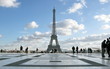 Esplanade du Trocadero, Tour Eiffel, France.