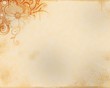 Grunge Hintergrund mit floralen Elementen