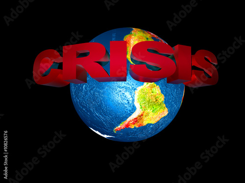 Illustration: the world financial crisis the world financial crisis