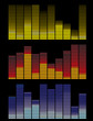 Vector illustration of digital equalizer