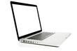 New laptop with white screen. New laptop with white screen.