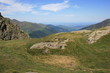 Au-dessus du lac bleu de Lesponne (Hautes-Pyrénées)