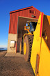 Tractor And Building