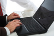 laptop hands
