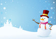Snowman on Christmas Background. Christmas Backgrounds Series. Snowman on Christmas Background. Christmas Backgrounds Series.