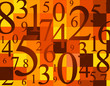 Numbers background Numbers background