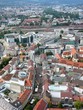 canvas print picture Ulm von oben