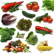 Vegetable Sampler with clipping paths
