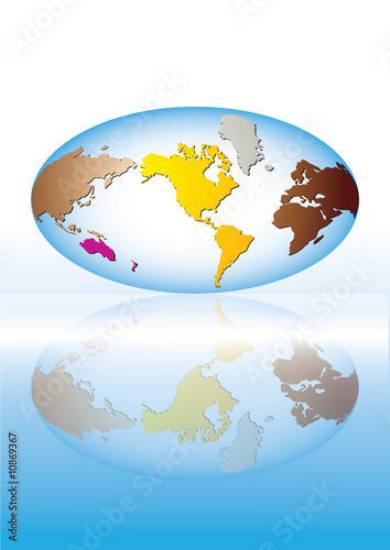 Illustration: The mirror of the world The mirror of the world