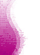 Shape of digital pattern, vector illustration layered.