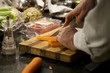 Cooking and preparing a stew