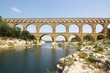 panoramic veiw on Pont du Garde viaduct panoramic veiw on Pont du Garde viaduct