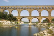 panoramic veiw on Pont du Garde viaduct panoramic veiw on Pont du Garde viaduct
