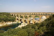 top view on Pont du Garde viaduct top view on Pont du Garde viaduct