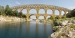 panoramic veiw on Pont du Garde viaduct panoramic veiw on Pont du Garde viaduct