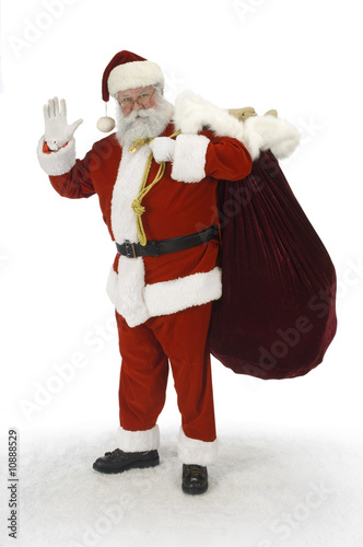 Photo: Full Santa Waving Full Santa Waving
