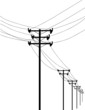 telephone poles and wires telephone poles and wires