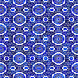 blue ornament pattern