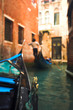 Gondola nose on water