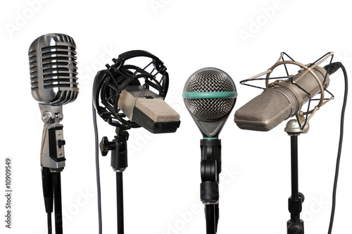 Photo: Microphones Aligned Microphones Aligned