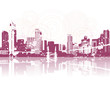 Cityscape silhouette black for your design