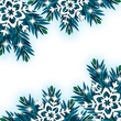 Cornice vettoriale di abete blu #4