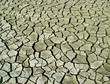 Dry cracked dirt