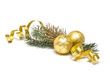 Golden Christmas decorations